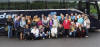 5-Country-Tour 2014: Gruppenbild mit Bus